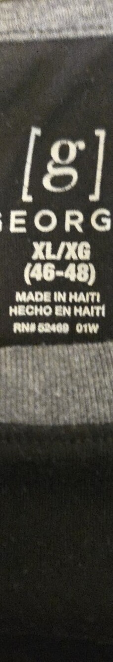 George Black Tee with Gray Trim - Picture 3 of 3